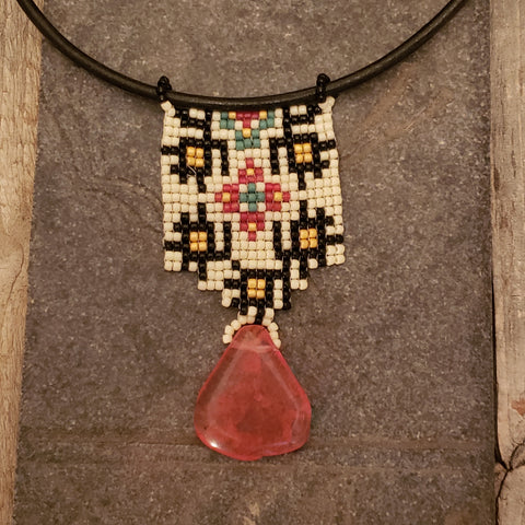 Ukrainian Cherry Quartz Choker